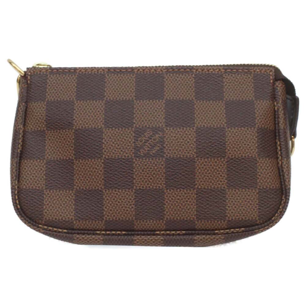 LOUIS VUITTON Brown Damier Pochette Pouch - Picture 3 of 7